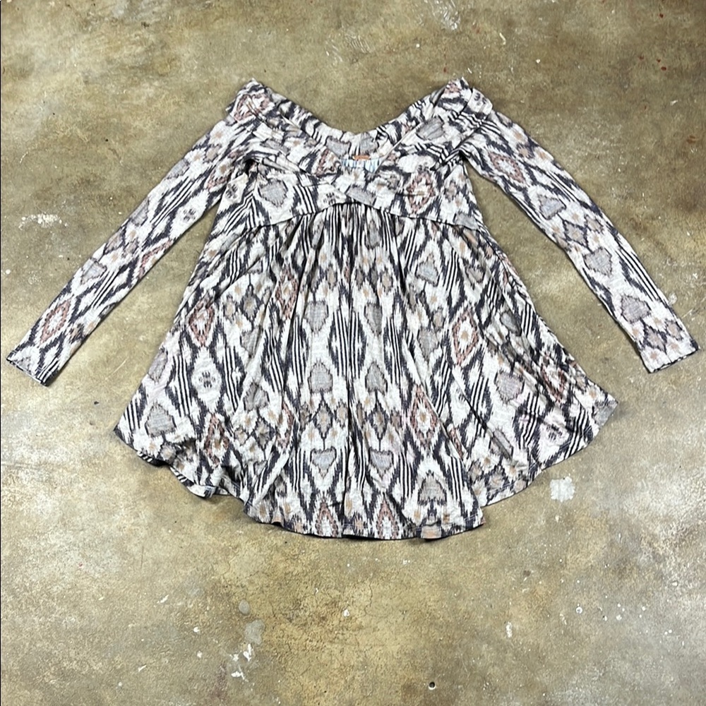 Free People  Patterned shirt
Size:XS